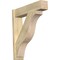 Ekena Millwork Funston Block Rough Sawn Outlooker, Douglas Fir, 8"W x 34"D x 38"H OUT08X34X38FST05RDF - alternate 1